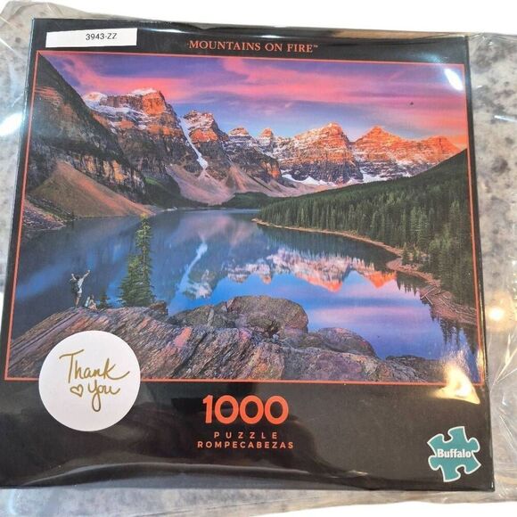 Buffalo Games Mountains on Fire 1000 pc Jigsaw Puzzle - Picture 5 of 11